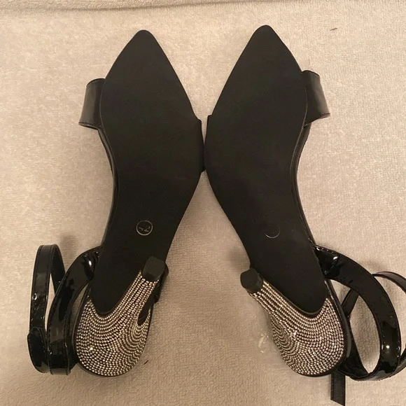 Elegant Black and Silver Sequins Heels…size 42 (9-9.5) - Picture 7 of 9